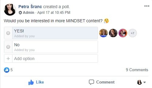 Facebook poll questions - Facebook Post Ideas