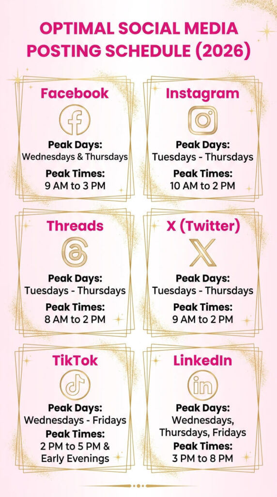 The best time to post on social media