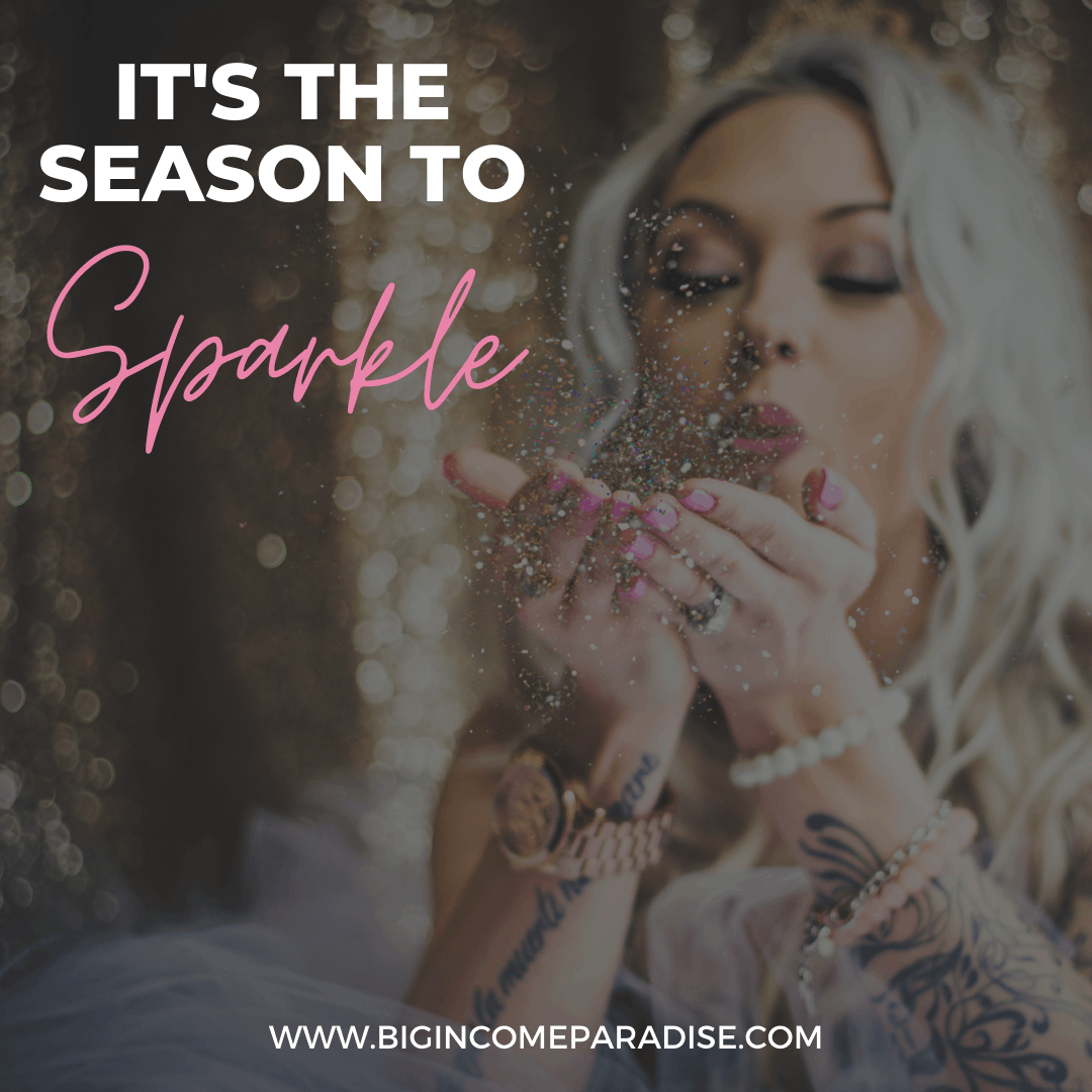 It's the season to sparkle - cute Christmas captions