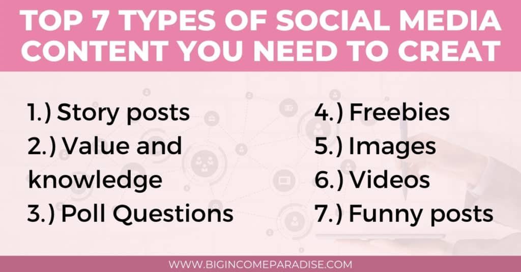 Top 7 Types Of Social Media Content You Need In Business