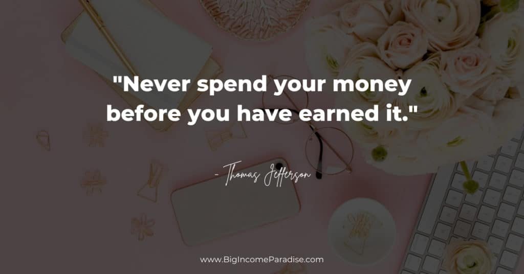 money - earn it