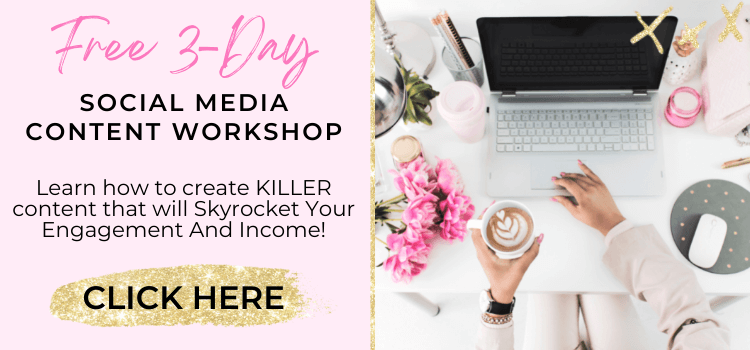 Free 3-day Social Media Content Workshop for Entrepreneurs