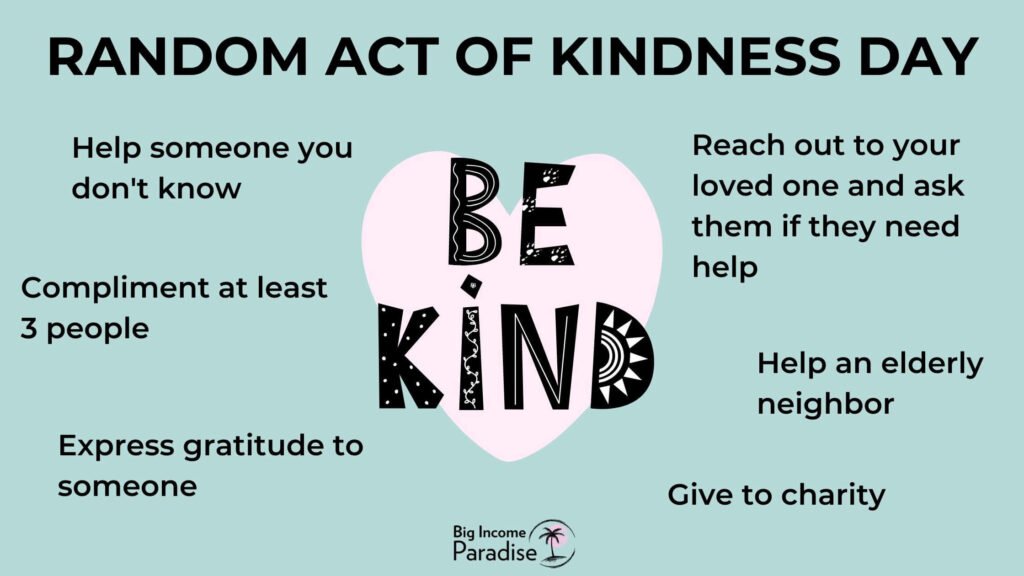 Random Act of Kindness Day - February social media ideas