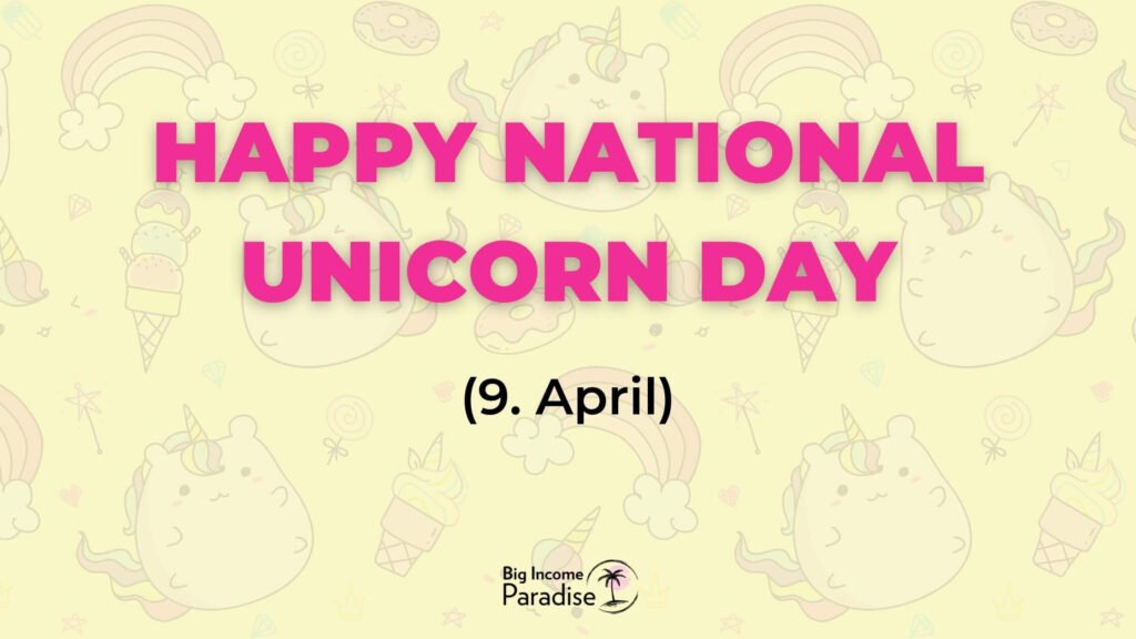 April social media ideas for National Unicorn Day
