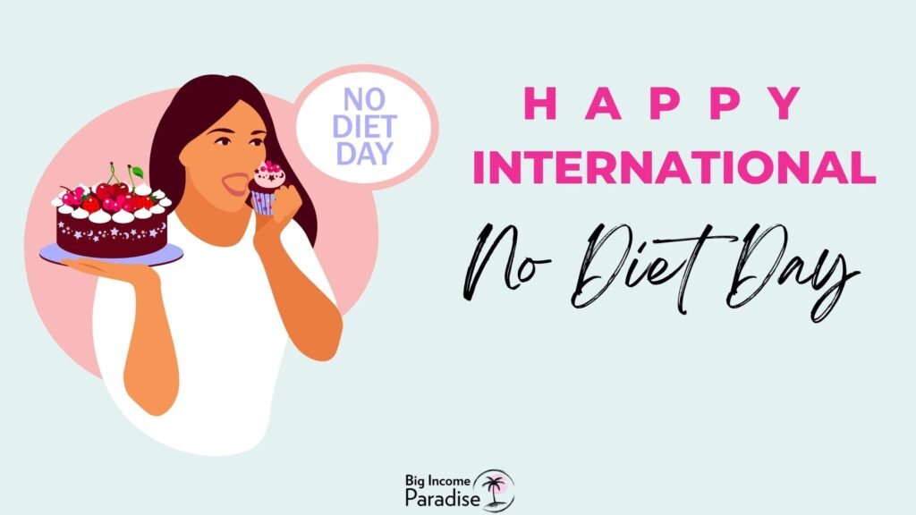International No Diet Day - social media post idea