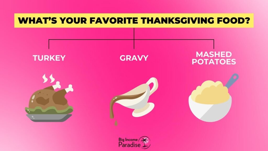 What’s your favorite Thanksgiving food - poll questions