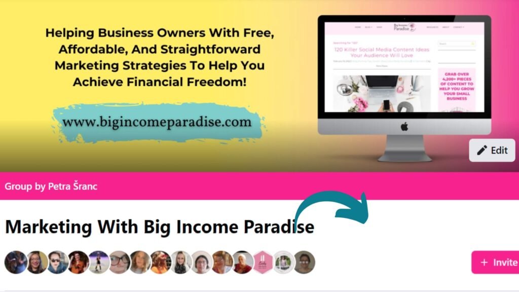 Big Income Paradise Facebook Group