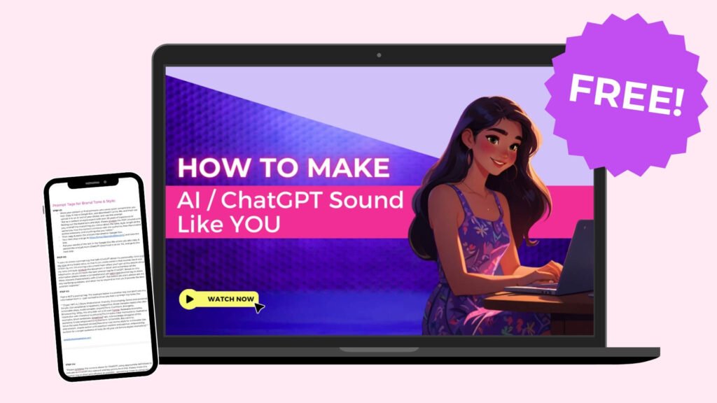 How To Make AI ChatGPT Sound Like You