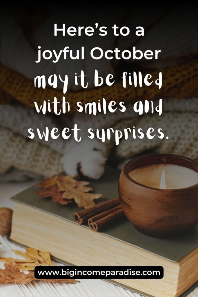 Here’s to a joyful October - may it be filled with smiles and sweet surprises