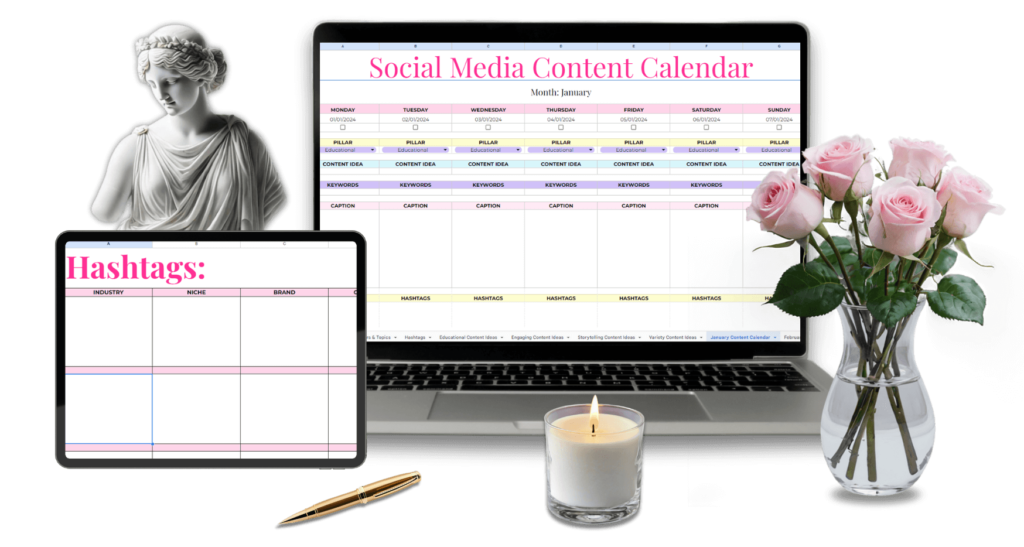 Social Media Content Planner - Google Sheets Template