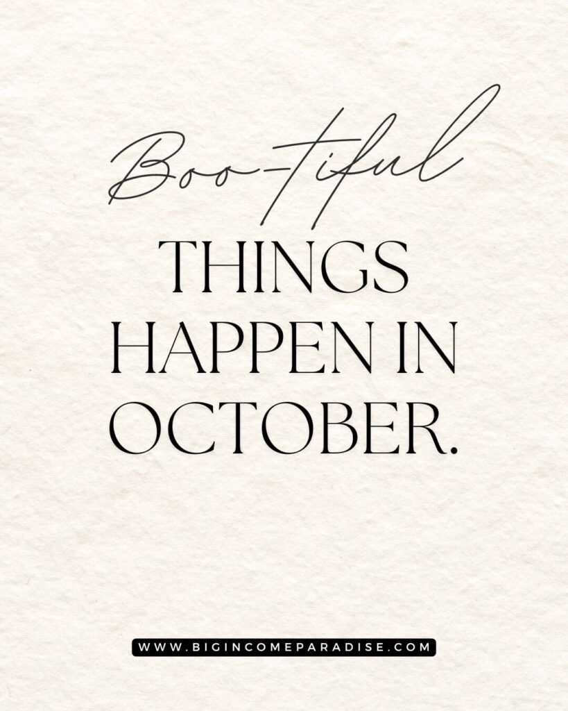 Boo-tiful things happen in October.cuddles and hot chocolate snuggles