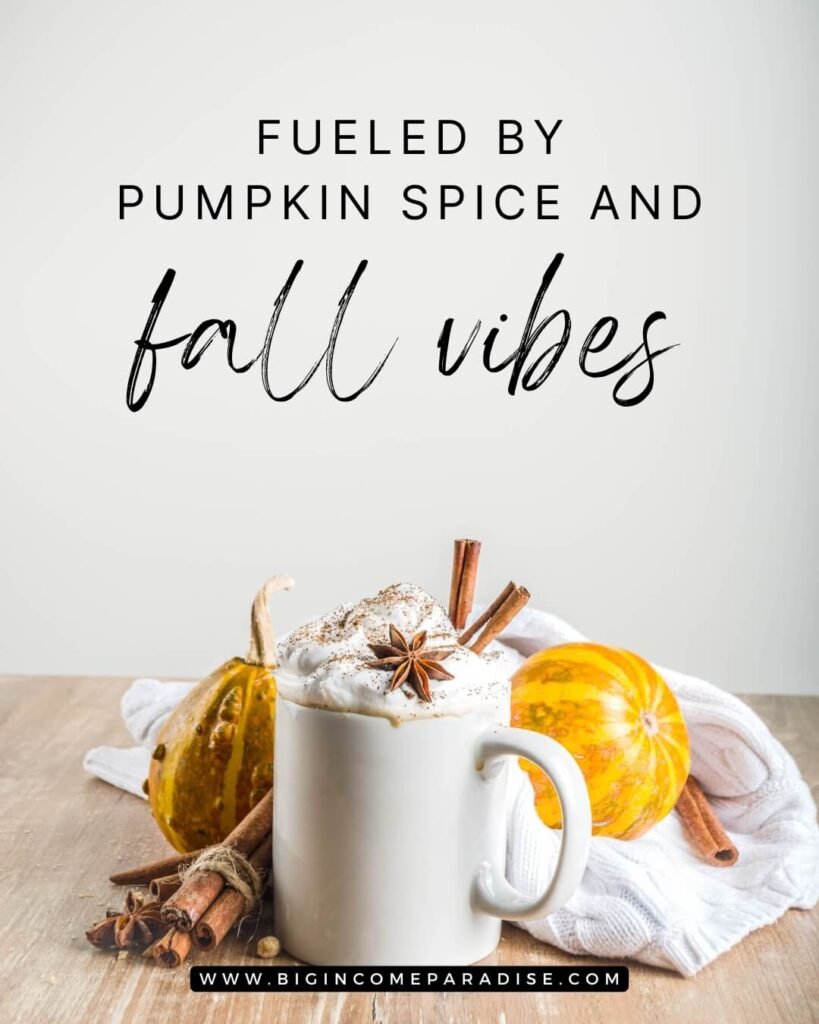 Fueled by pumpkin spice and fall vibes