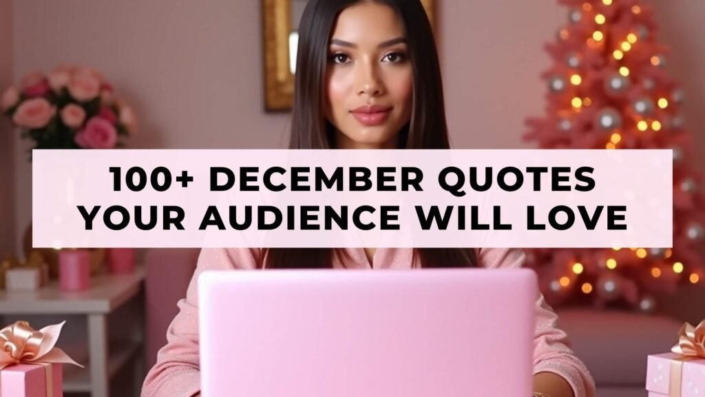 100+ December Quotes Your Audience Will Love