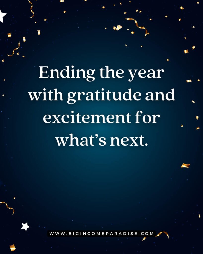 Ending the year with gratitude and excitement for what’s next