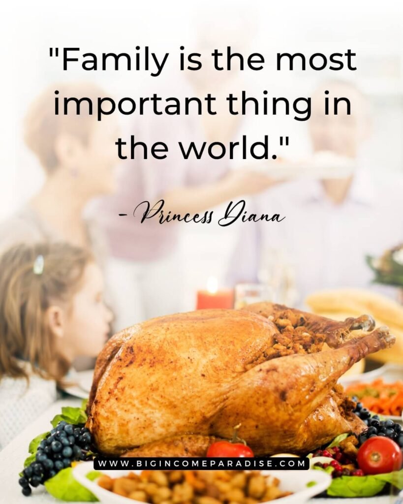 Family is the most important thing in the world. - Princess Diana