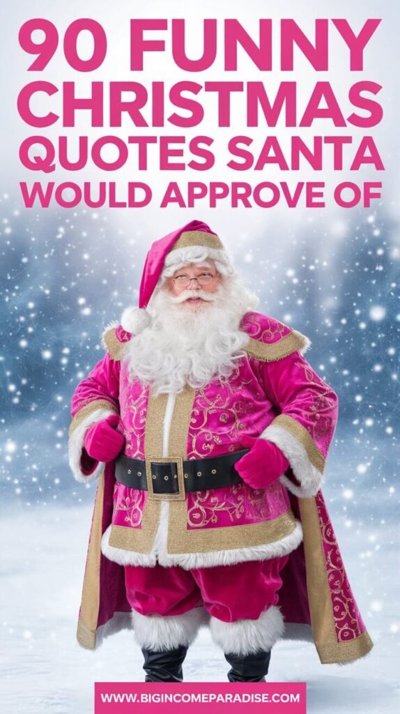 90 Funny Christmas Quotes Santa Would Aprove Of