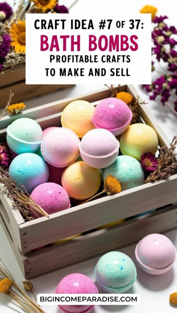 Bath Bombs - Profitable Crafts to Make and Sell