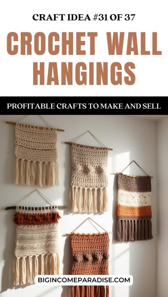 Crochet Wall Hangings - Profitable Crafts to Make and Sell