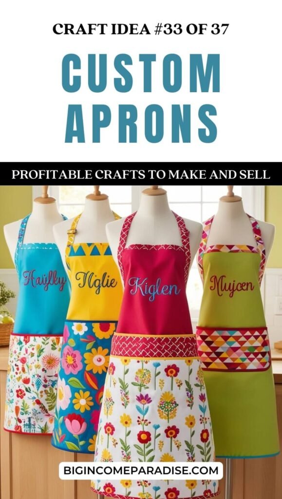 Custom Aprons - Profitable Crafts to Make and Sell