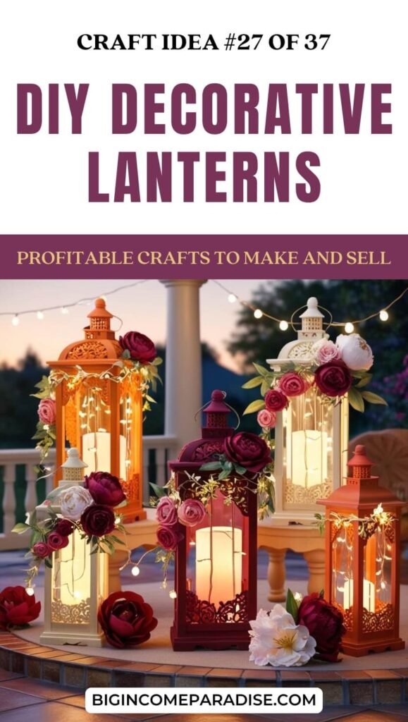 DIY Decorative Lanterns - Profitable Crafts to Make and Sell