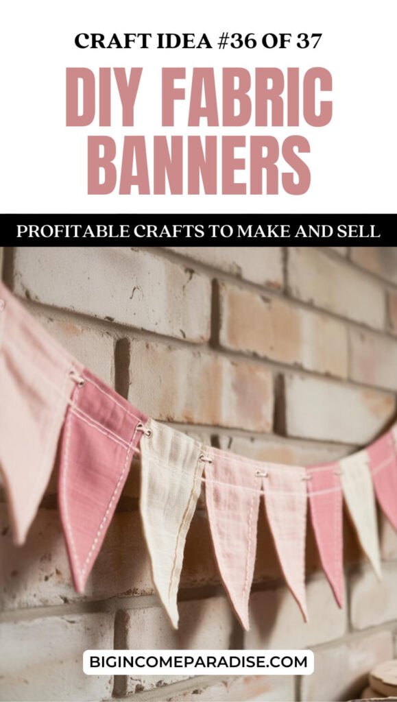 DIY Fabric Banners - Profitable Crafts to Make and Sell