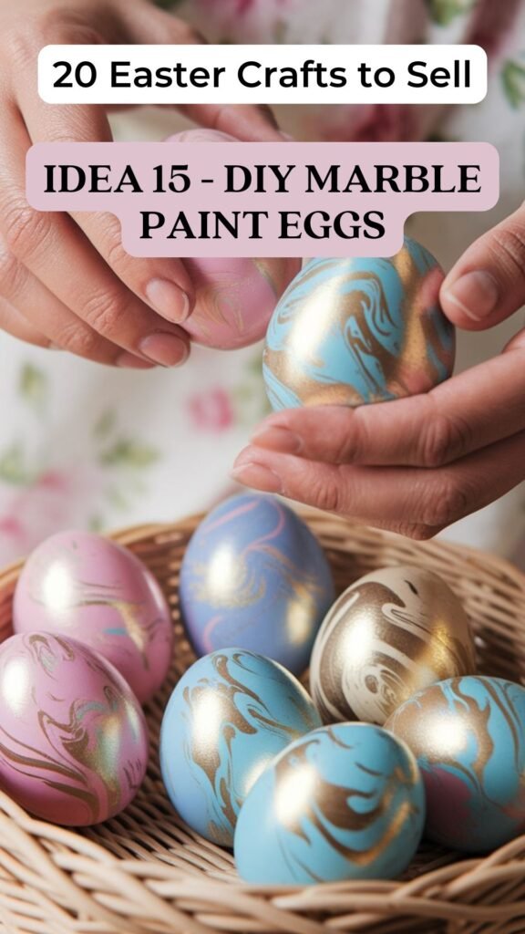 DIY Marble Paint Eggs