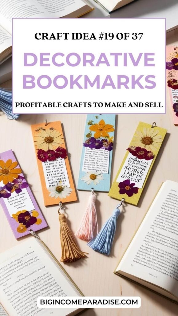 Decorative Bookmarks - Profitable Crafts to Make and Sell