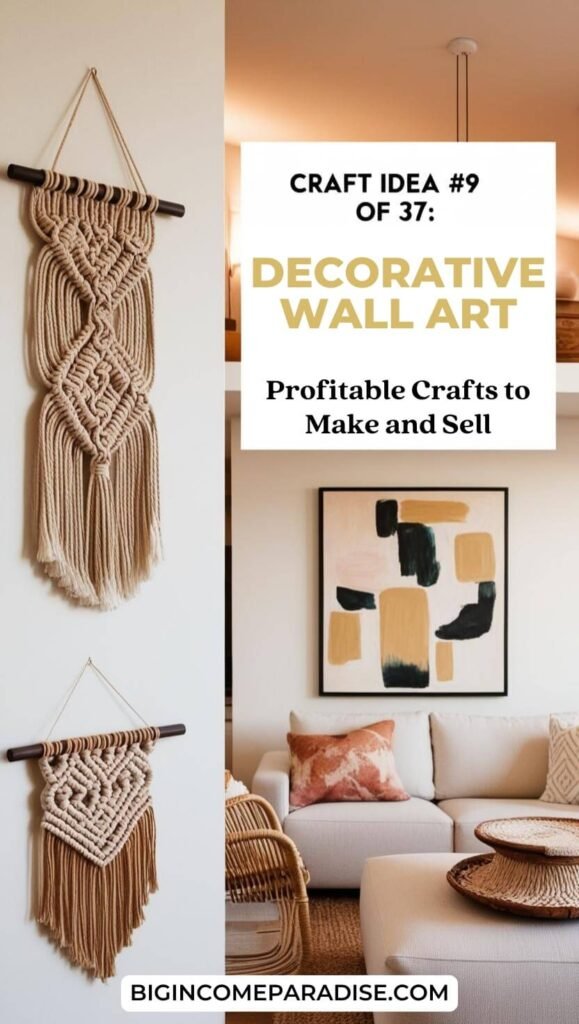 Decorative Wall Art - Profitable Crafts to Make and Sell