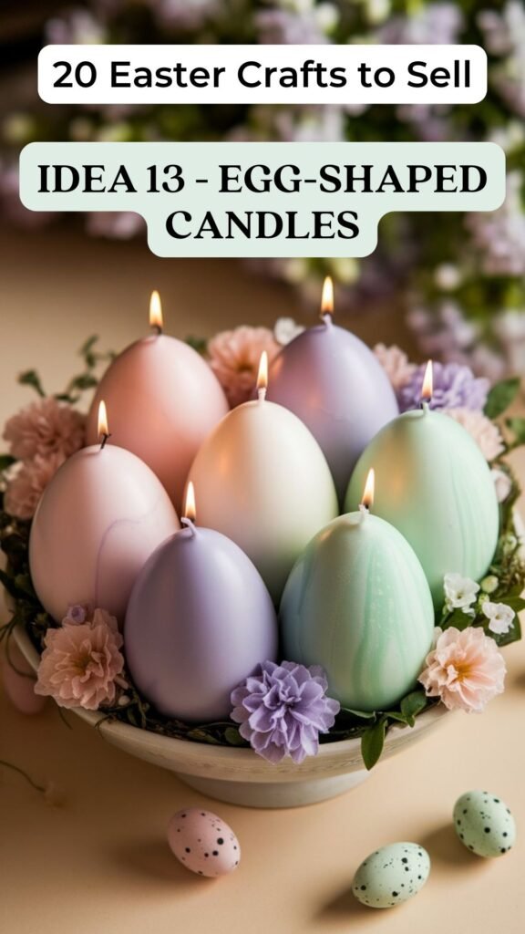 Egg-Shaped Candles