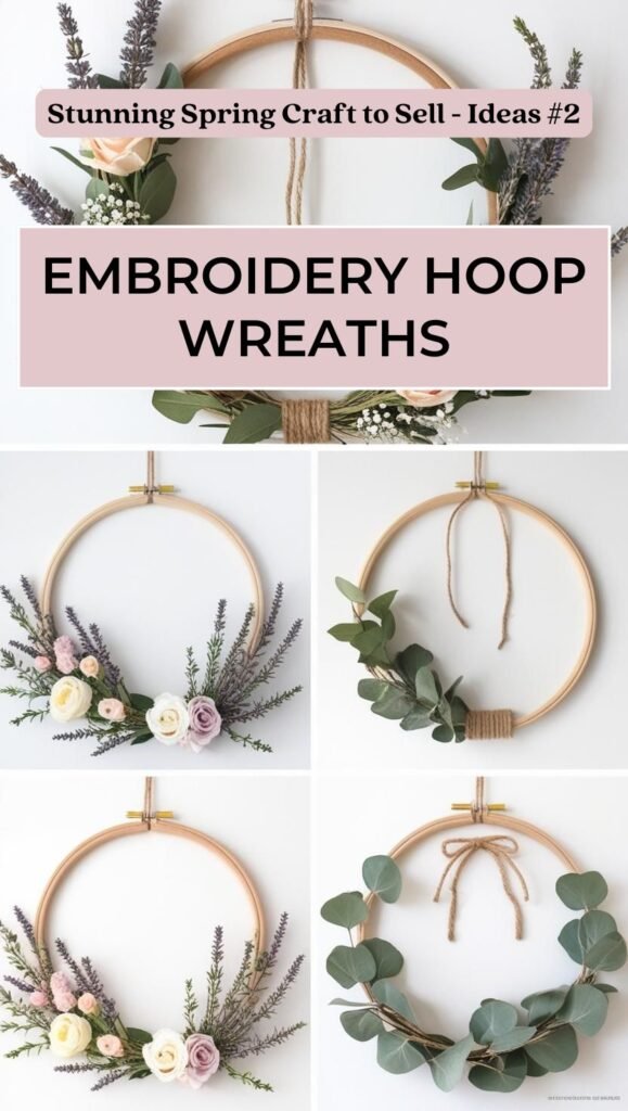 Embroidery Hoop Wreaths