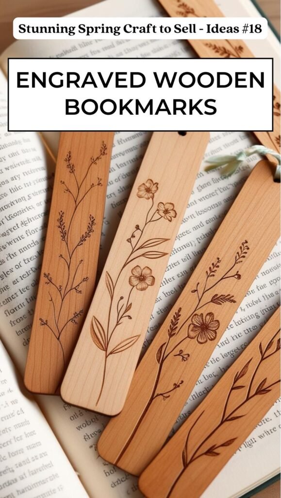 Engraved Wooden Bookmarks