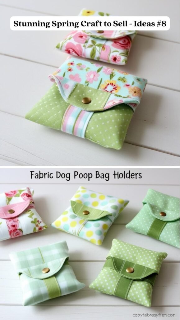 Fabric Dog Poop Bag Holders