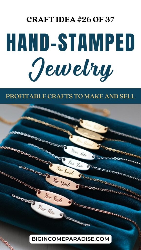 Hand-Stamped Jewelry - Profitable Crafts to Make and Sell