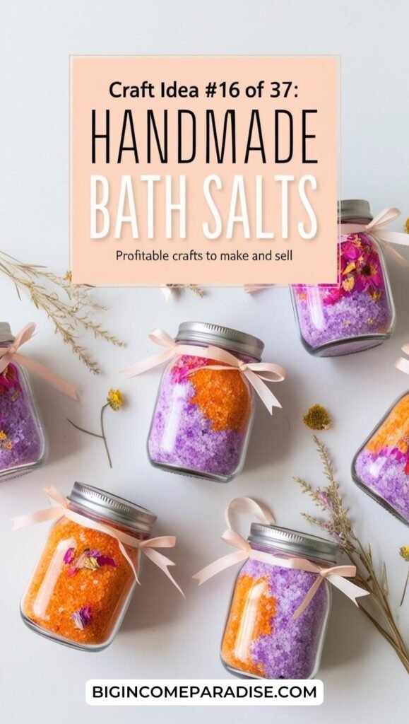 Handmade Bath Salts - Profitable Crafts to Make and Sell