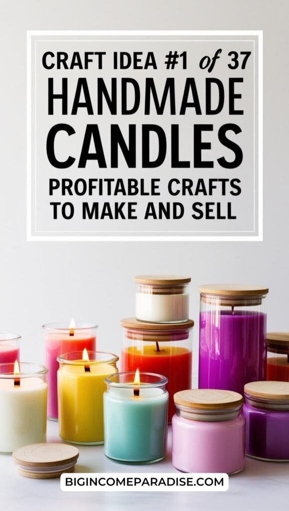 Handmade Candles - Profitable Crafts to Make and Sell 