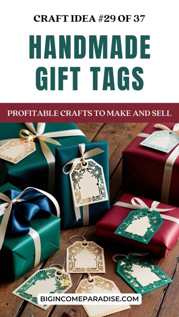 Handmade Gift Tags - Profitable Crafts to Make and Sell