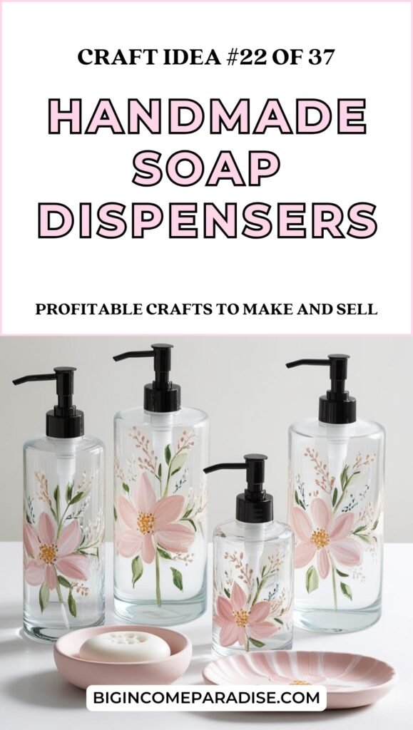 Handmade Soap Dispensers - Profitable Crafts to Make and Sell