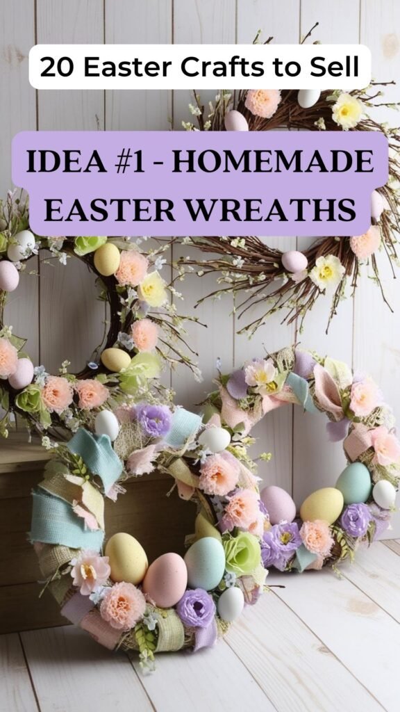 Homemade Easter Wreaths 