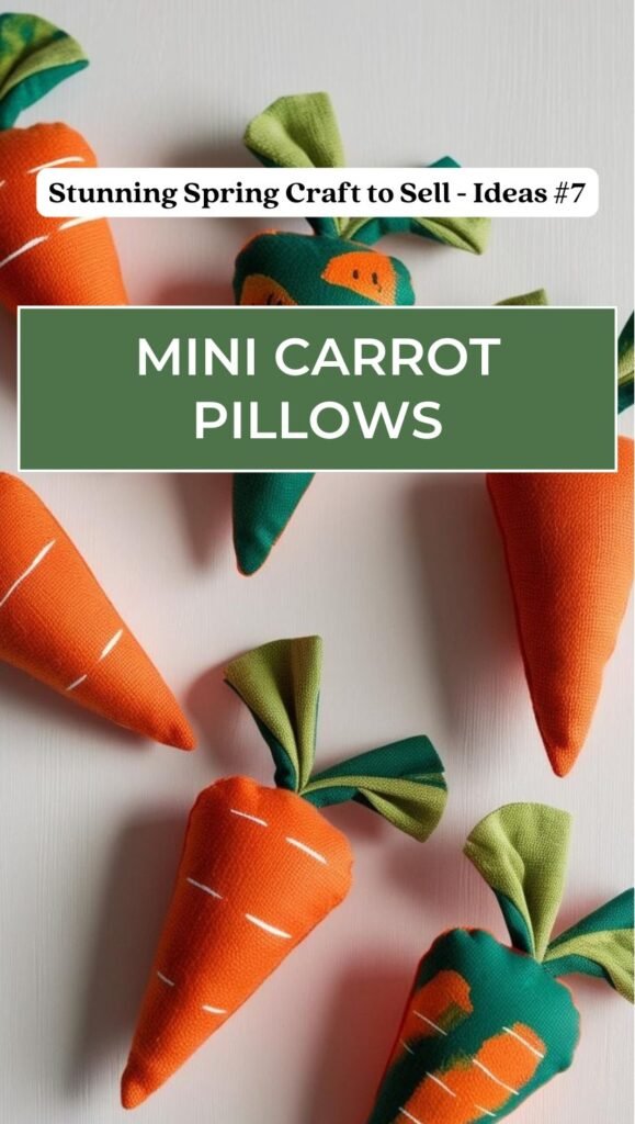 Mini Carrot Pillows