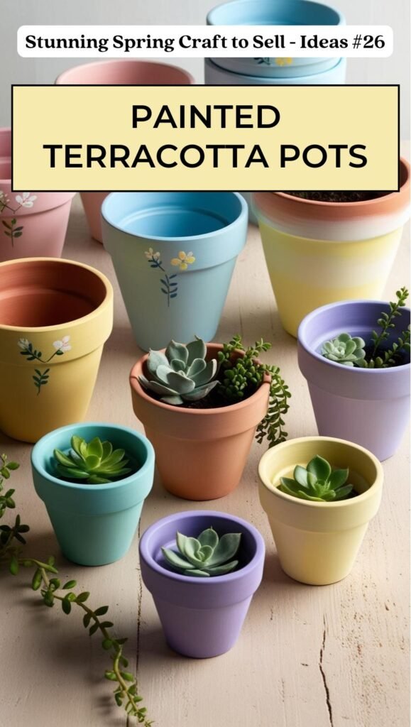 Painted Terracotta Pots