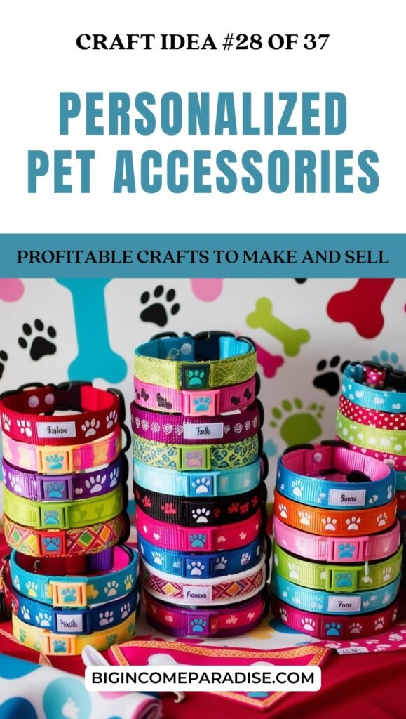 Personalized Pet Accessories - Profitable Crafts to Make and Sell