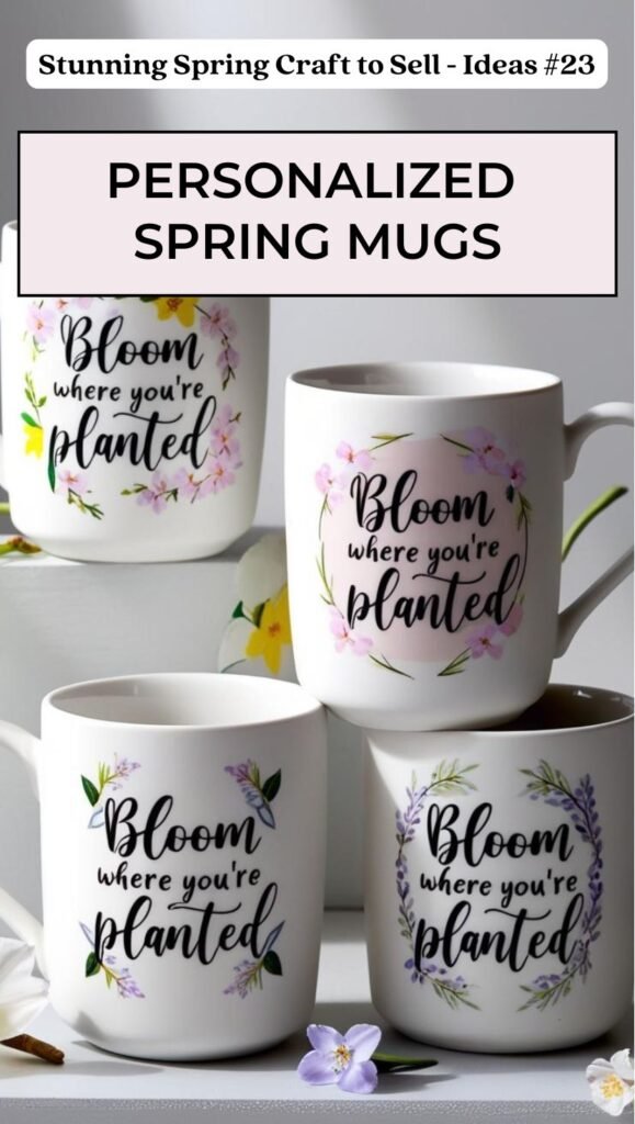 Personalized Spring Mugs