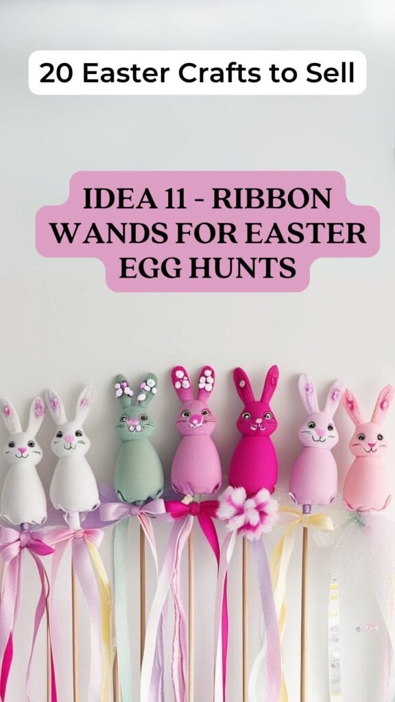 Ribbon Wands for Easter Egg Hunts