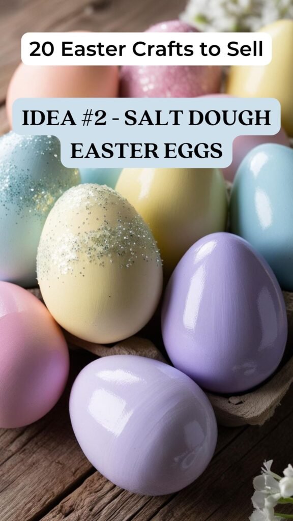 Salt Dough Easter Eggs