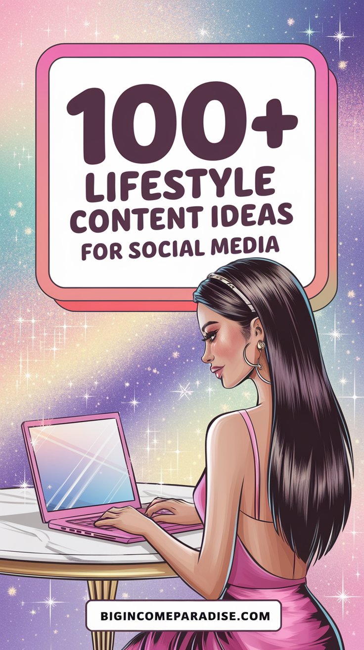Image showcasing 100+ Outstanding Lifestyle Content Ideas For Social Media