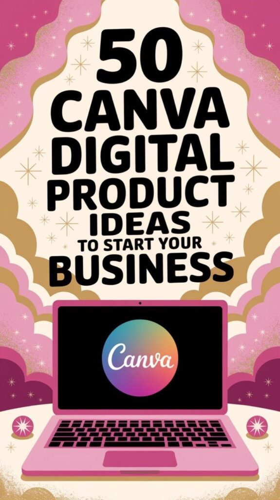 These digital product ideas aren’t just easy to make - they’re also in demand. You’ll get 50 Easy Canva Digital Product Ideas, Canva templates ideas that stand out, and tips to help you make money online with products you’ll actually enjoy creating.