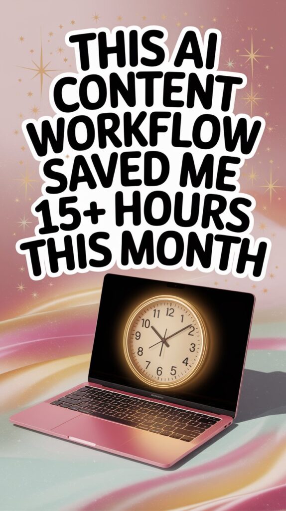 The AI Content Workflow That Saved Me 15+ Hours Every Month