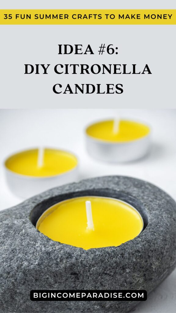 DIY Citronella Candles