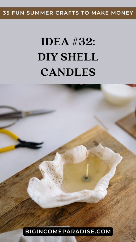 DIY Shell Candles