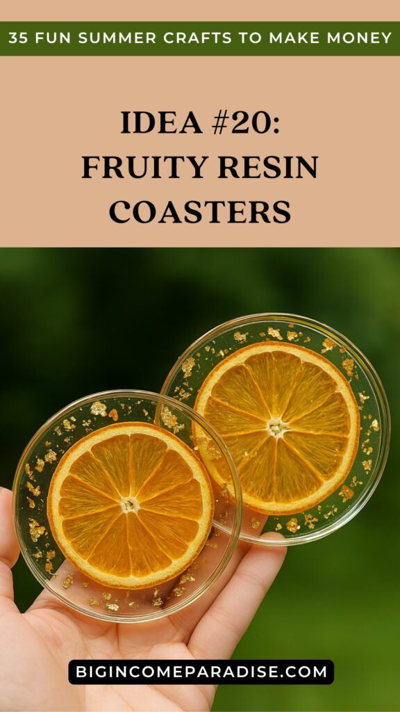 Fruity Resin Coasters